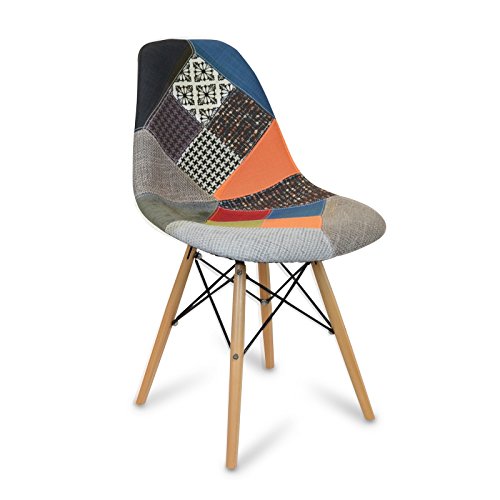 Chaise Eames DSW style Patchwork Classic - Insp...