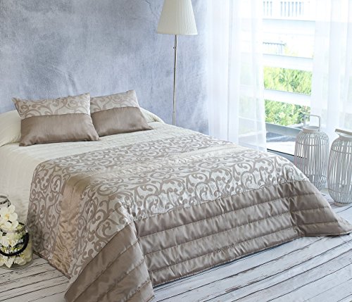 Coton Blanc Quaresma couvre-lit jacquard 2 Taie...