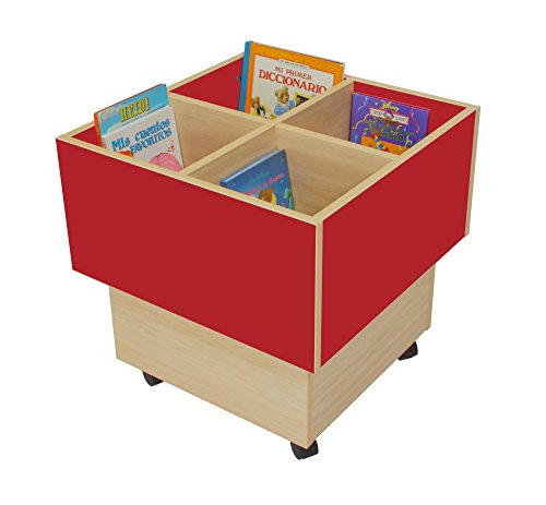 602103hr10 seau bibliothèque enfants en bois hêtre/rouge cerise et 60 x 60 x 60 cm 8434458016863 Mobeduc 602103hr10 seau bibliothèque enfants en bois hêtre/rouge cerise et 60 x 60 x 60 cm 8434458016863 Mobeduc