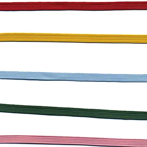 - tresse élastique souple en 8 gommes (6 mm) pi...