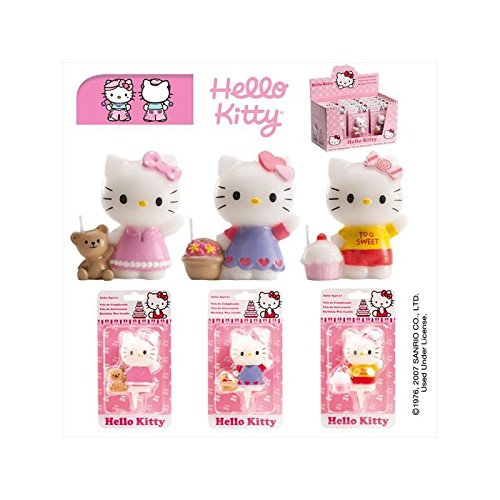 1 Bougie Décoration Gâteau d'Anniversaire HELLO...