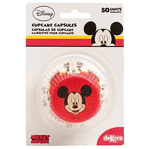 339004 pack de 50 caissettes cupcakes papier ro...