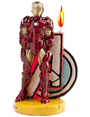 Bougie Super Héros - Iron Man - Taille Unique