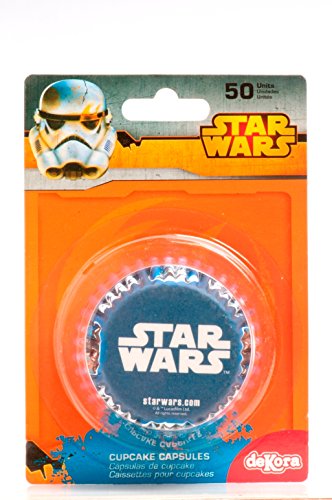 339235 pack de 50 caissettes cupcakes papier no...