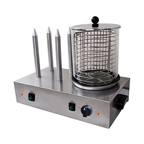 Machine professionnelle à hot dog en inox avec ...