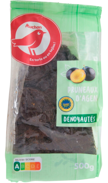  Pruneaux D'agen Dénoyautés Filière Auchan "Cultivons Le Bon" code EAN 8435177058325 