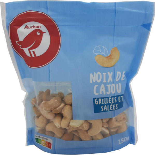 Noix De Cajou Grillées Salées Auchan