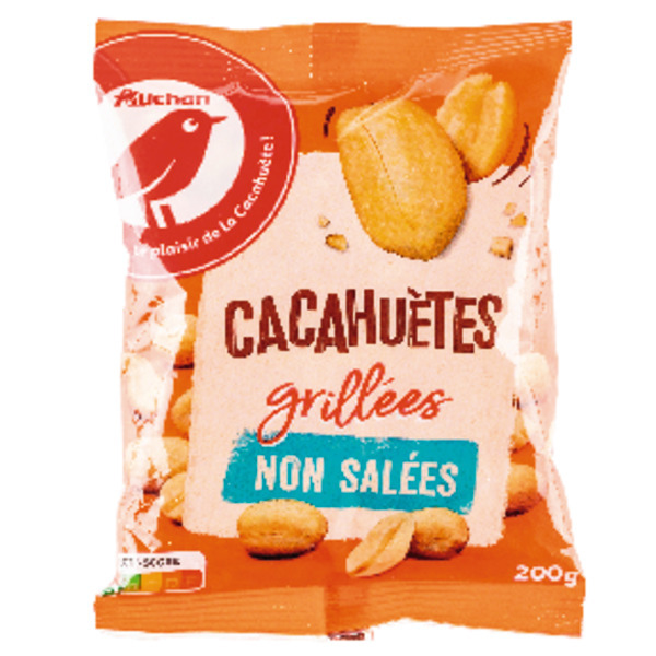  Cacahuètes Grillées Non Salées Auchan code EAN 8435177059322 