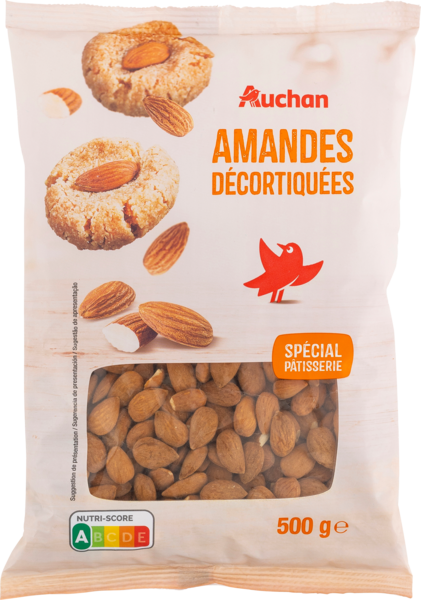 Amandes Décortiquées Spécial Pâtisserie Auchan