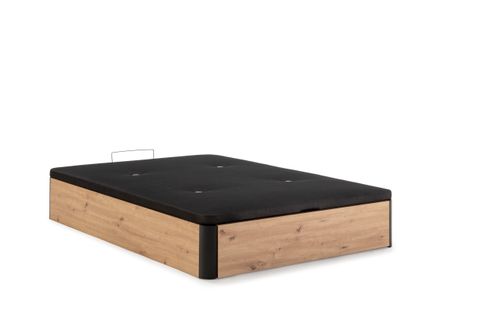 DREAMEA DREAMEA Sommier coffre 160x200 cm BROOKLYN 3 imitation chê.. code EAN 8435178320124 