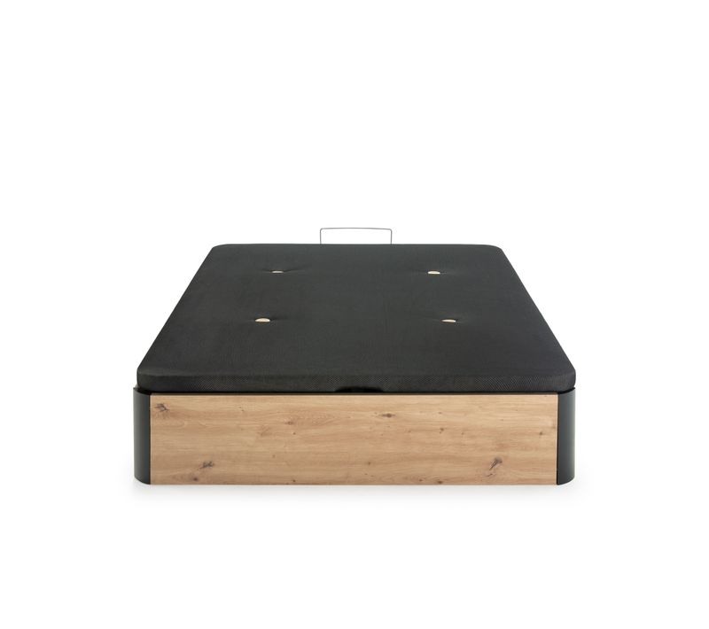  Sommier coffre 140x190 cm DREAMEA BROOKLYN 3 imitation chêne code EAN 8435178320155 