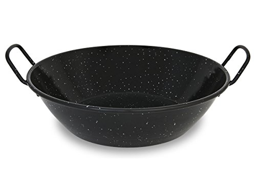 - poêle à paëlla profonde - acier emaillé antia...