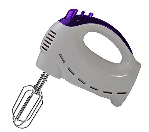 5528 m - mixeur batteur, couleur violet et blanc