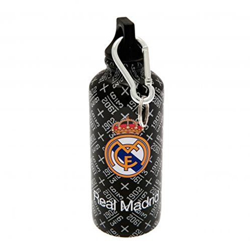 Real Madrid CF Real Madrid - Gourde en aluminium (Taille unique) (Noir) code EAN 8435267700707 