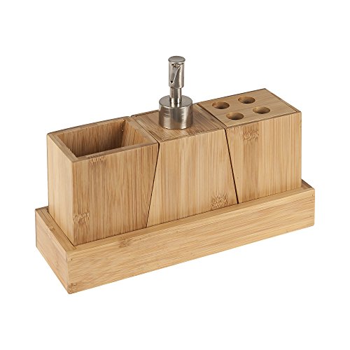 Habita Home Set 4 pcs accessoires de Bambou 30 x 10 x 18 cm Bambou code EAN 8435273197690 