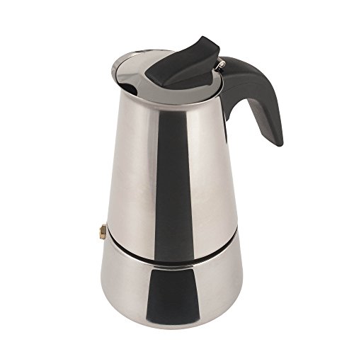 Cafetière à induction en acier inoxydable 4 tasses