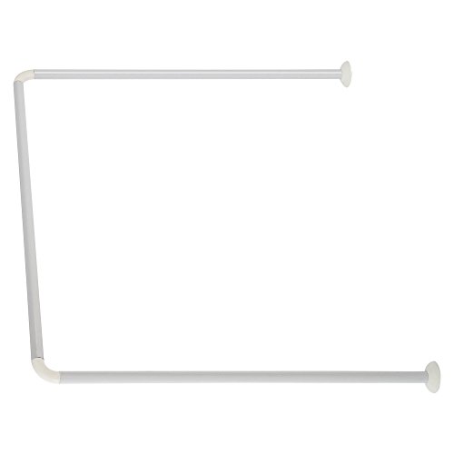 Habita Home Pied de barre de douche "ou" aluminium 25 mm 80 x 80 x 80 cm Blanc code EAN 8435273316381 