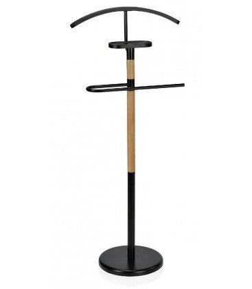 Andrea House Andrea AX15090 House-Valet de Nuit Noir 46,5 X 28,5 X 113,5 cm code EAN 8435304842179 