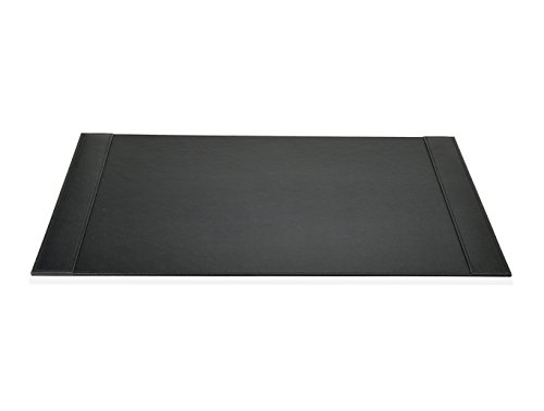 Ax15322 - sous-main cuir noir, 60 x 40 cm.
