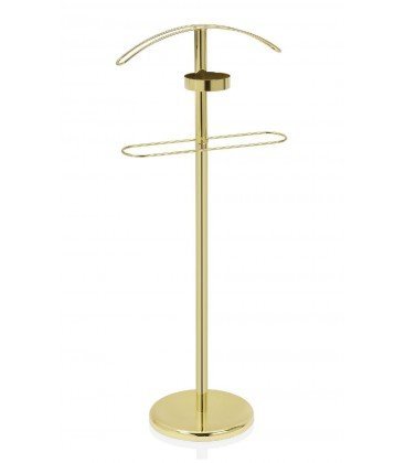 Valet de Chambre Design en Métal Doré