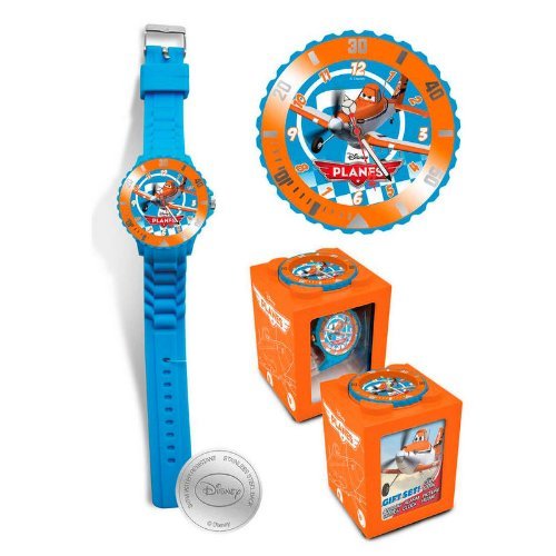 Pack réveil + montre + tirelire Planes Disney