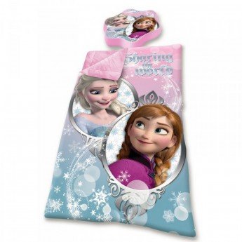Sac de Couchage et Coussin la Reine des Neiges