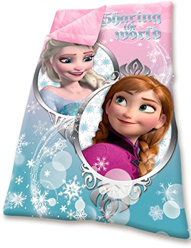 Sac de couchage Reine des neiges rose