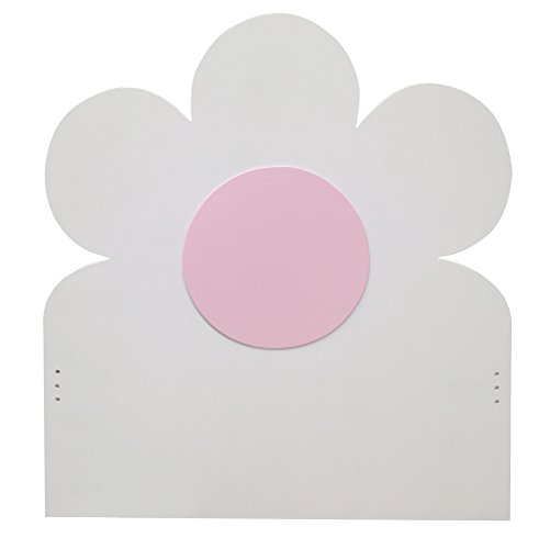 Tête de lit enfant Fleur Rose 90