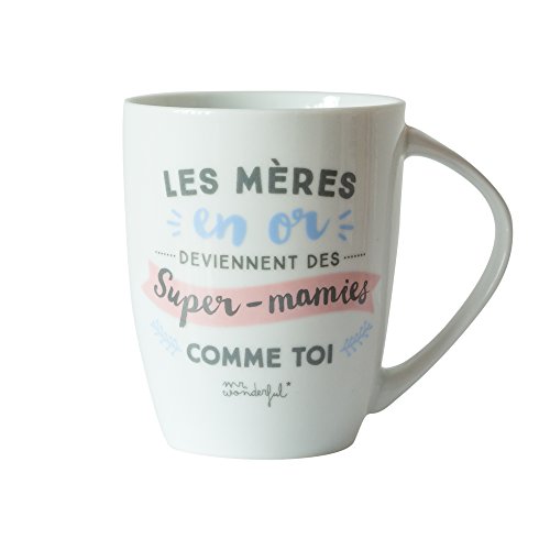 Mr. Wonderful-Mug avec motif Les mères en or de...