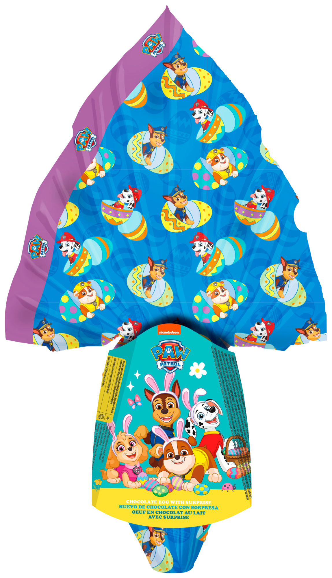 OEUF FLAMME EN CHOCOLAT AVEC UNE SURPRISE