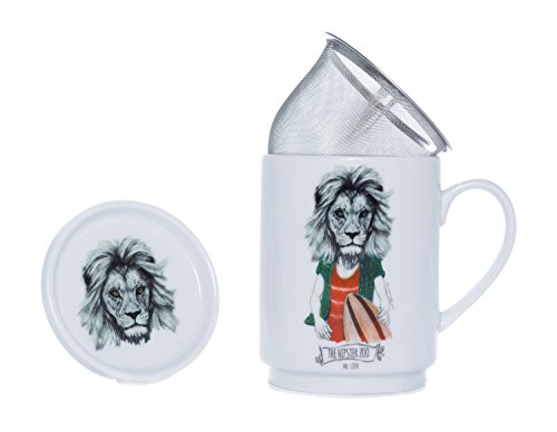 La Cija The Zoo Mr. Hipster Lion-Tisane en porc...