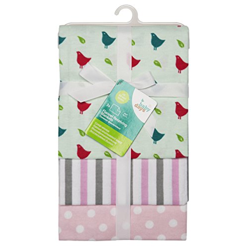 Draps de flanelle pour bébé, 3 pièces - 3PK Fla...