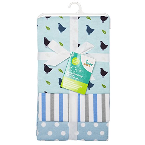 Draps de flanelle pour bébé, 3 pièces - 3PK Fla...