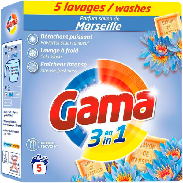 GAMA Lessive Poudre Gama code EAN 8435495821885 