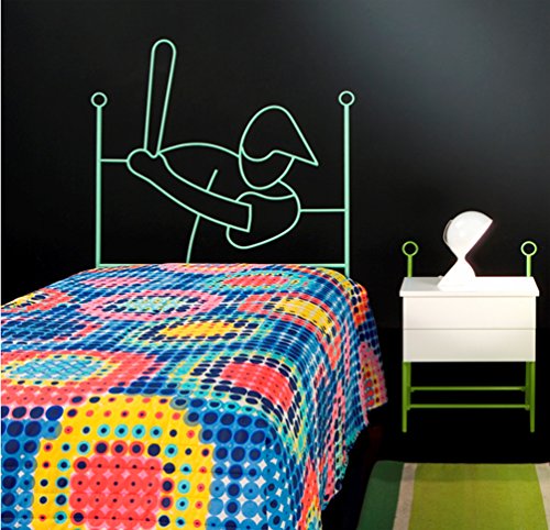 Dfierro dfierro ai-503.090 - Tête de lit 90 cm matelas - Baseball, blanc 8436002720318 (8436002720318)