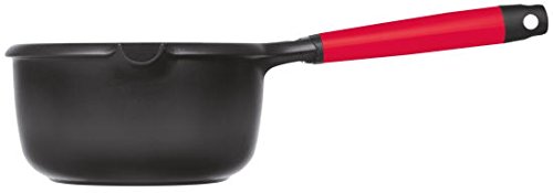 Casserole induction avec manche rouge 16 cm