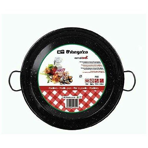 Pxh 4036 - poêle à paella profonde émaillée, di...