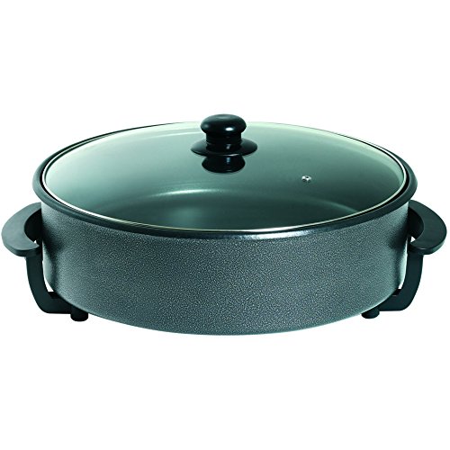 8491 - poêle électrique, 40 - 42 cm, couleur gris