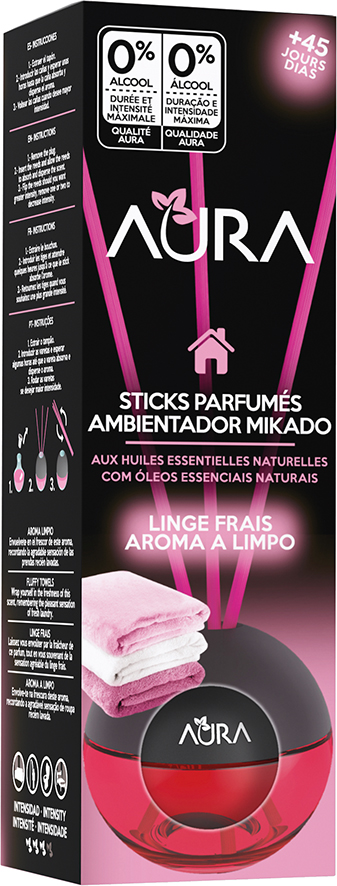 AURA Désodorisant sticks parfumés code EAN 8436535312356 