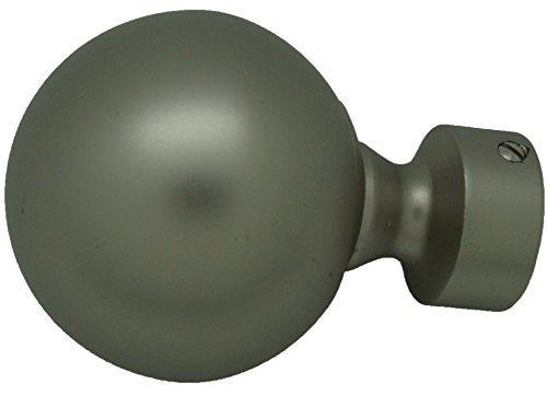 Terminal boule 28 mm Chrome satiné