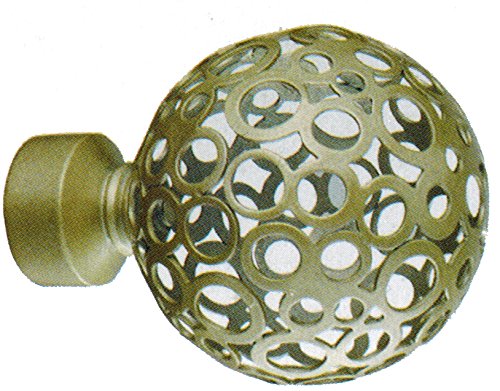 Terminal Lunal 20 mm Chrome satiné