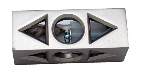 Terminal Cube 20 mm Chrome satiné