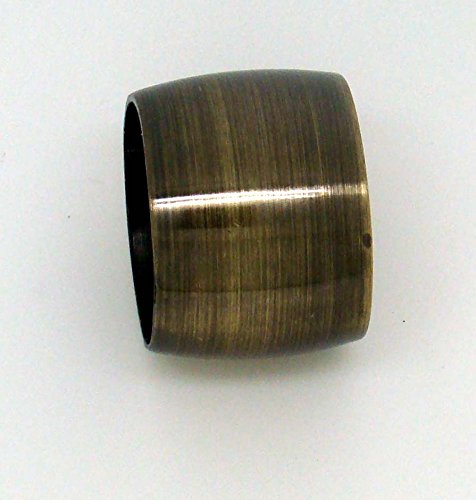 Terminal bouchon 20 mm antique or