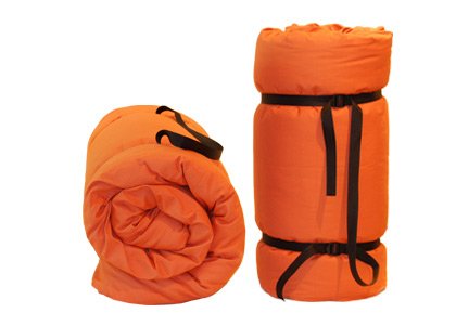Futon portable Orange 80x200x4 cm