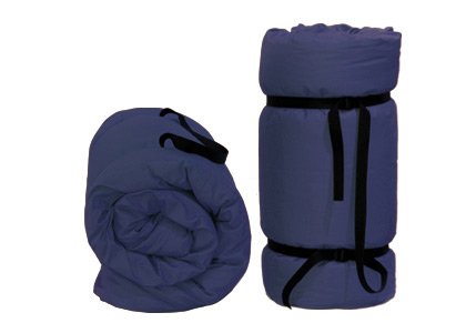 Futon Portable Bleu, 140x200x4 cm