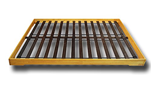 Lit Macao, Naturel, 186 x 206 cm.