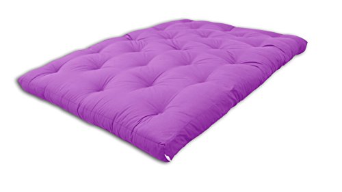 Futon Coton Violet, 140x200x13 cm.