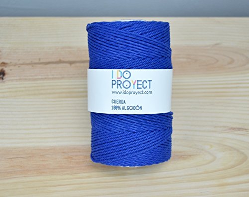 I DO PROYECT Corde de bobine coton 1,5 mm Bleu 8436557561671 (8436557561671)