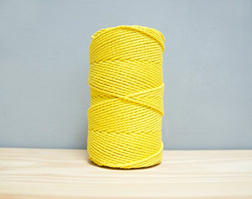 I DO PROYECT Corde de bobine coton 1,5 mm Jaune 8436557561763 (8436557561763)