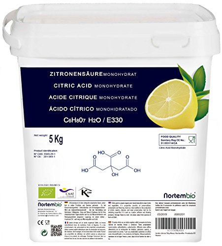 Acide Citrique 5Kg, La Meilleure Qualité Alimen...